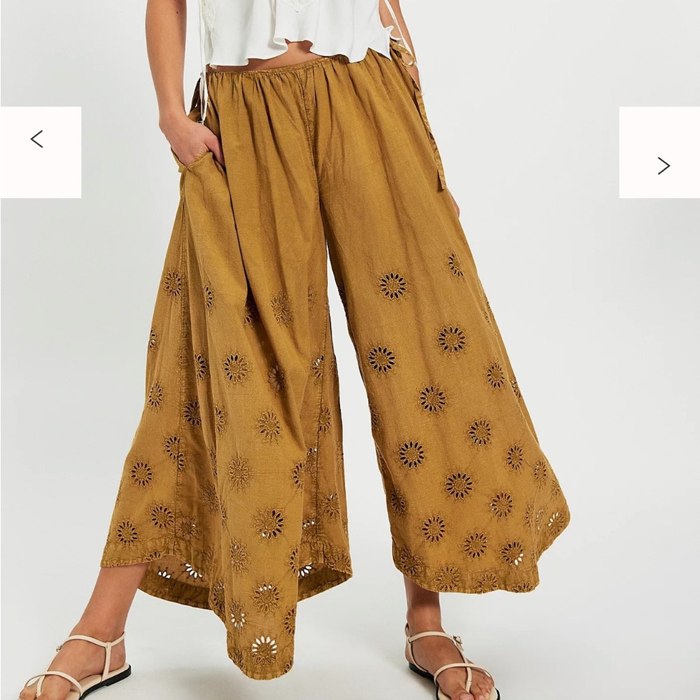 Sweet Serenade Pull-On Wide-Leg Pants